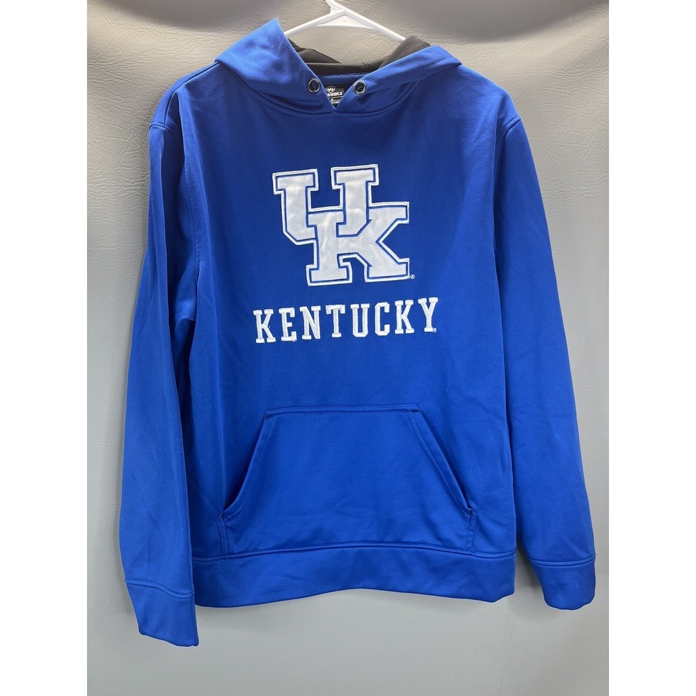 University of Kentucky Blue Hoodie Size Medium Top of the World Embroidered